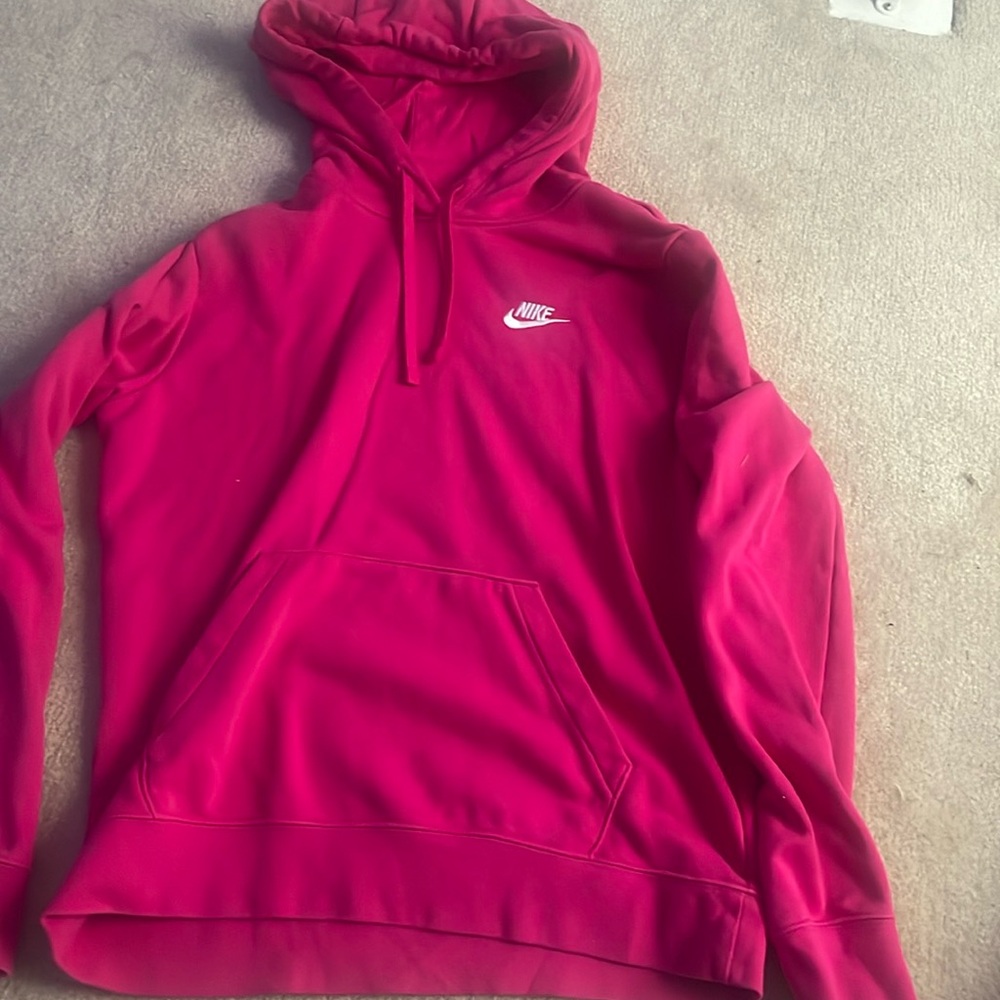 pink nike hoodie